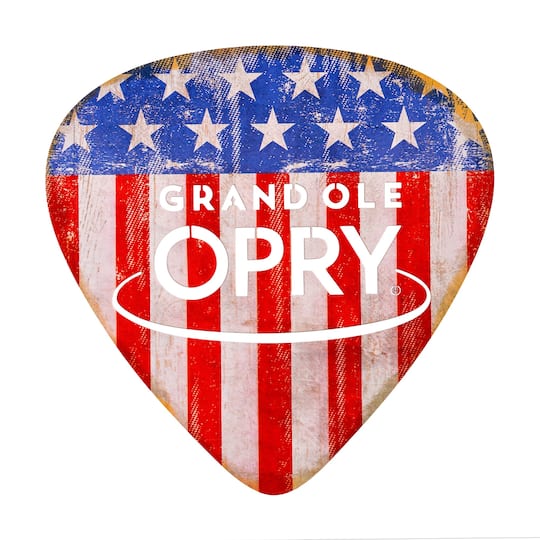 American Art Decor Grand Ole Opry Laser Cut Guitar Pick Plaque - 20" x 20"